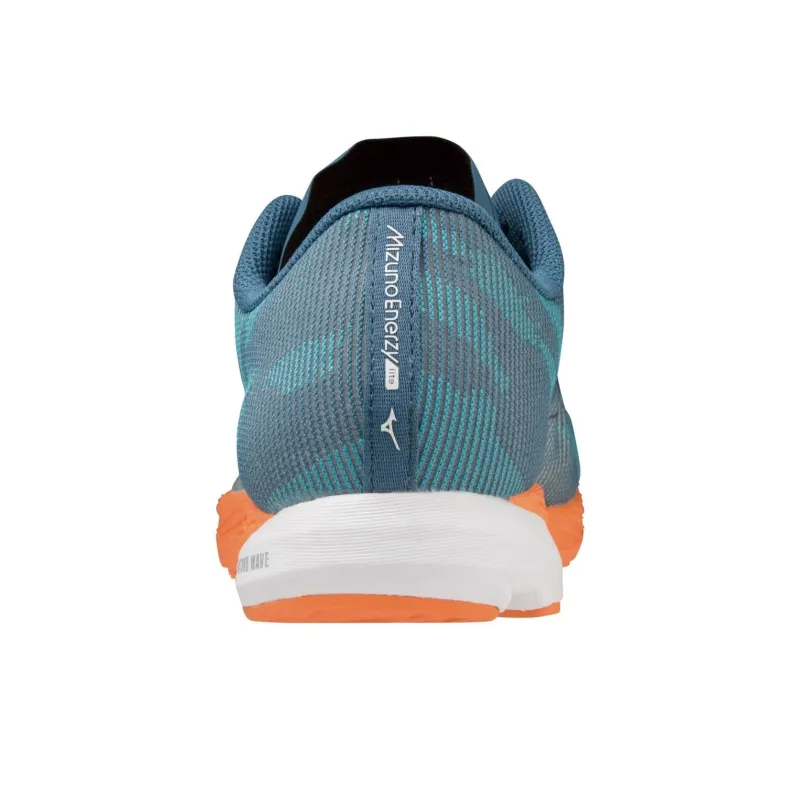 Mizuno Wave Duel 3 Anti-Slip Wear-Resistant Low-Top Running Shoes Men's Blue Orange-3