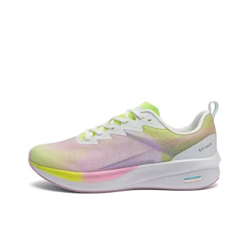 LPMX Lightweight And Breathable Professional Racing Support Low-Top Carbon Plate Running Shoes Men's Pink Green