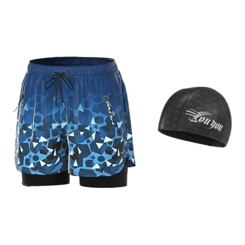 Youyou Swimming Sets Polyester Hot Spring Men's