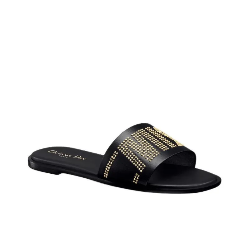 DIOR Dway Slide Slippers Women's Black-2