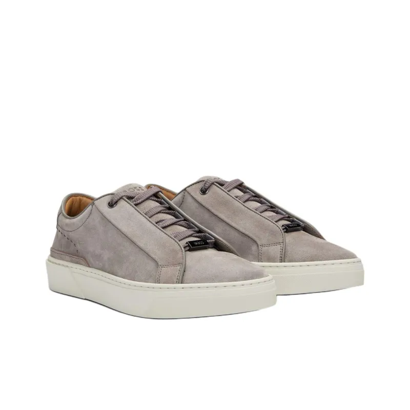 HUGO BOSS Gary Low-Top Skateboard Shoes Men's Gray-2