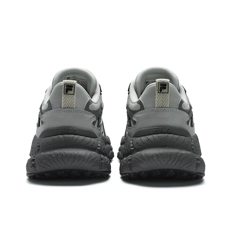 FILA Fern Anti Slip Wear Resistant Low Top Casual Shoes Men's Feather Gray/White Jade Gray-2