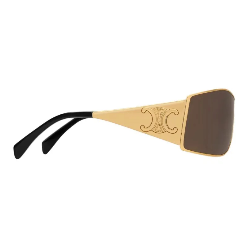 CELINE Triomphe Metal Racer Sunglasses In Metal-2