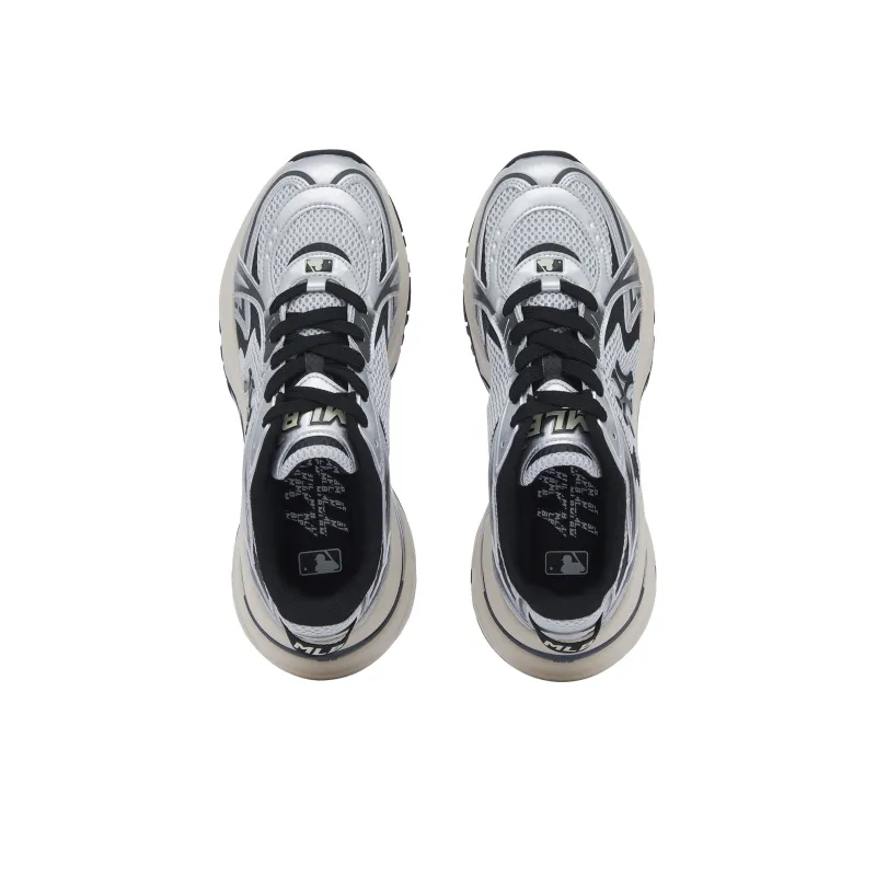 MLB New York Yankees Low Top Running Shoes Unisex Millennium Silver-3