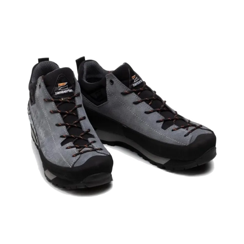 Zamberlan Anti-Slip Wear-Resistant Low-Top Trekking Shoes Men's Gray Black-2
