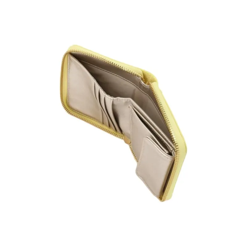GUESS Synthetic Leather Wallet Small Size Women's Yellow-5