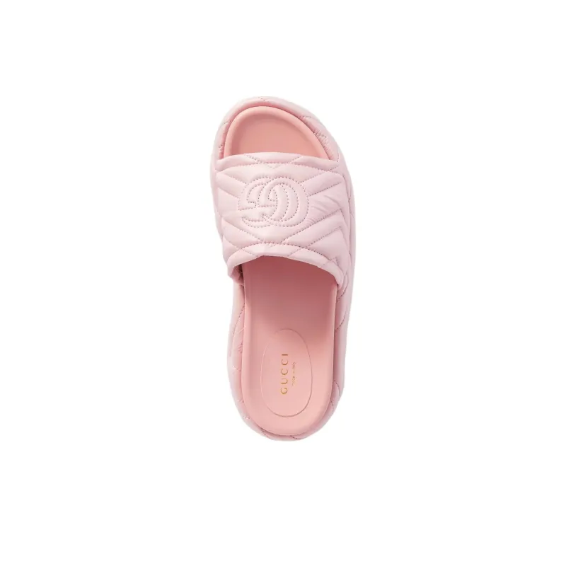 GUCCI Women's Angels Platform Sandal 'Light Pink' Women's-3