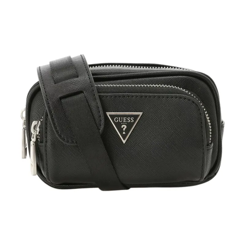 GUESS Polyurethane Crossbody Bag Shoulder Bag Medium Size Men's Black-0