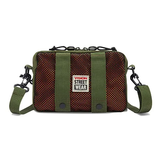Vision Street Wear Polyamide Crossbody Bag Unisex Army Green-0