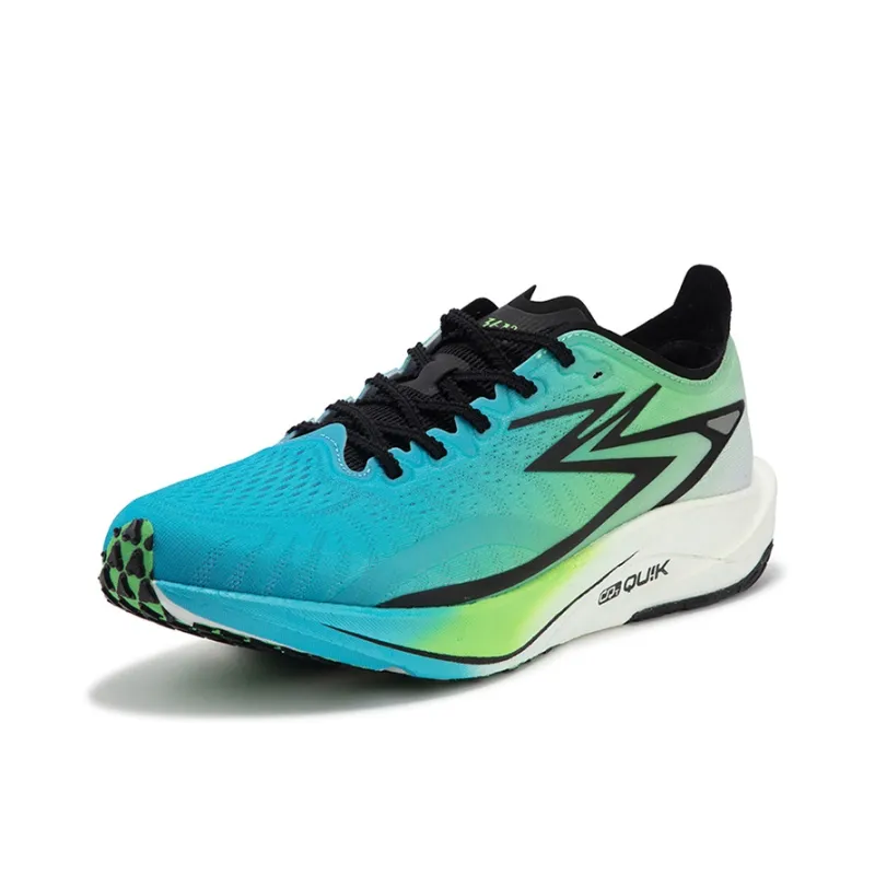 361° Speed Team Cushioning Anti-Slip Wear-Resistant Breathability Low-Top Training Running Shoes Men's Blue Green-1
