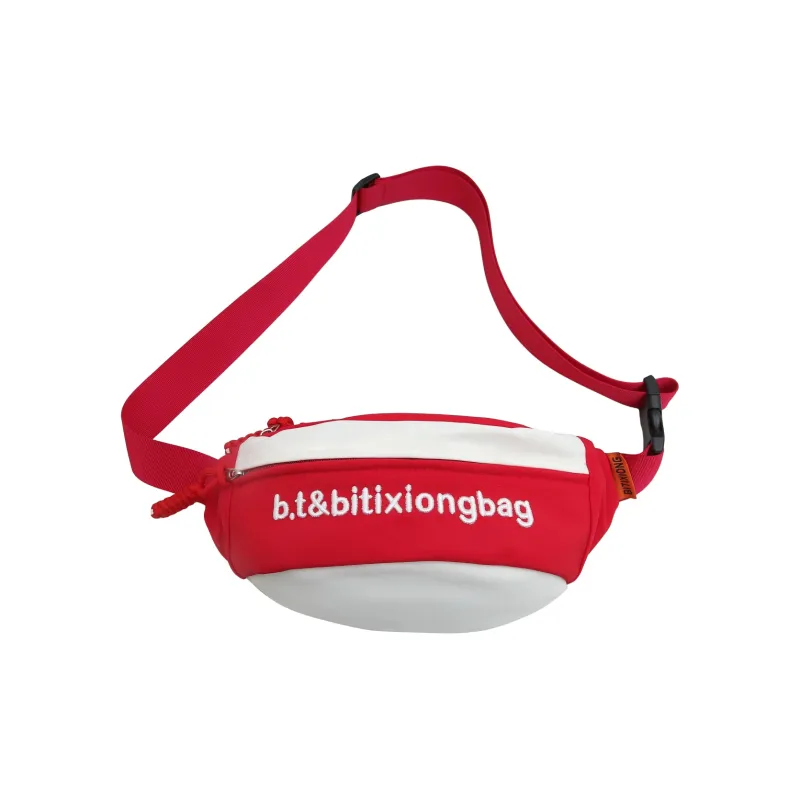 OURFUN Nylon Waist Bag Chest Bag Regular Unisex Multicolor-1