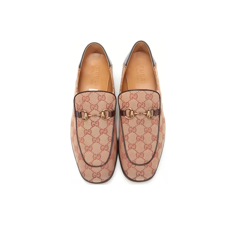 GUCCI Men's Casual Shoes Men Low Top Khaki-2