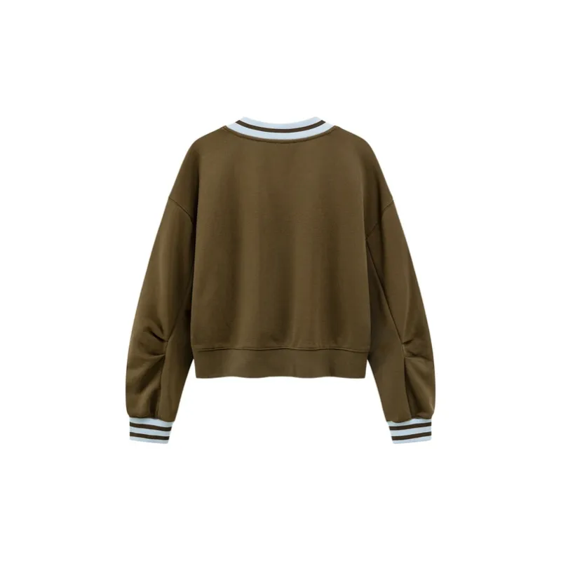 CHUU Sweatshirts Women's Coffee-1