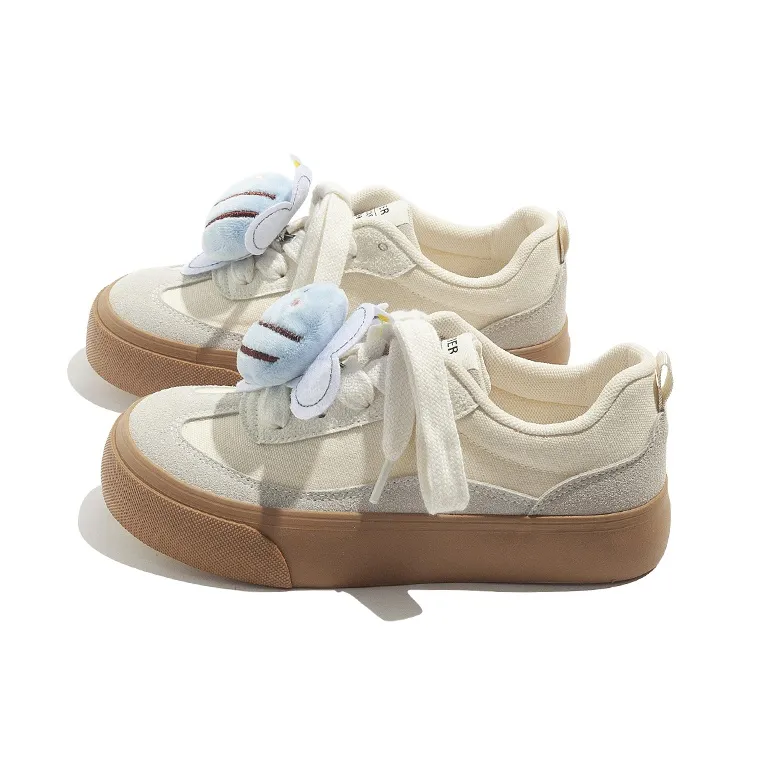 BEIER Durable Breathable Low Top Canvas Shoes Women's-14