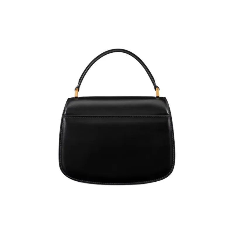 DIOR 30 Montaigne Cow Leather Shoulder Bag Crossbody Bag Handbag Medium Size Women's Black-3