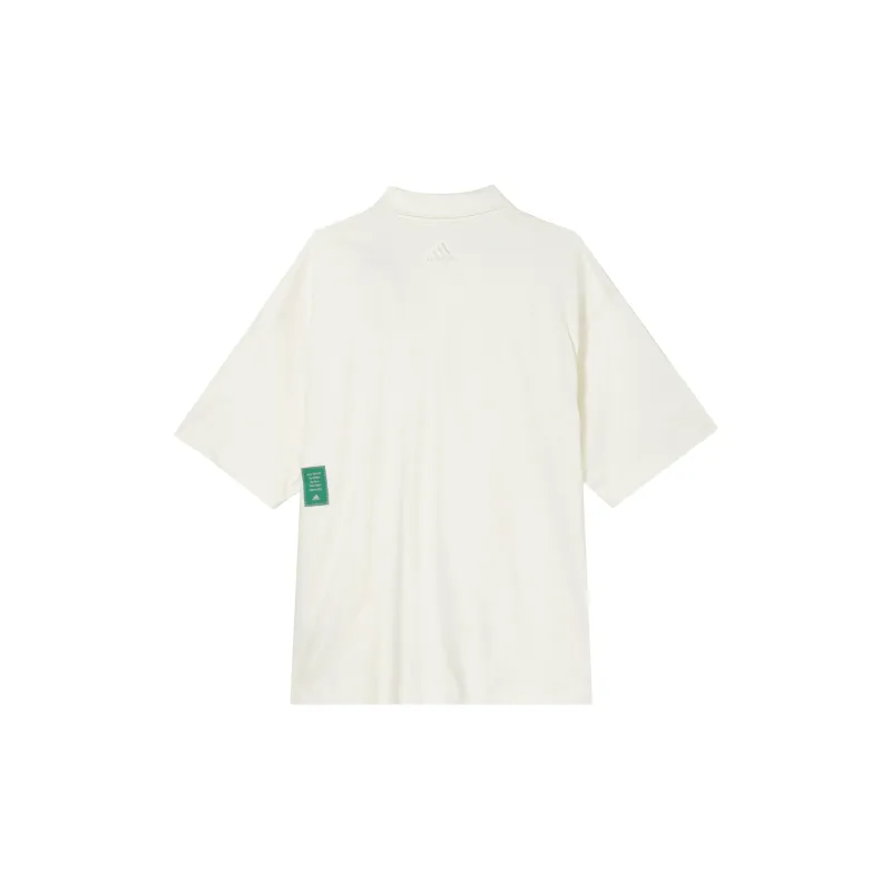 Adidas RELAXED POLO SHIRT Polo Shirt Men's Jade White-1