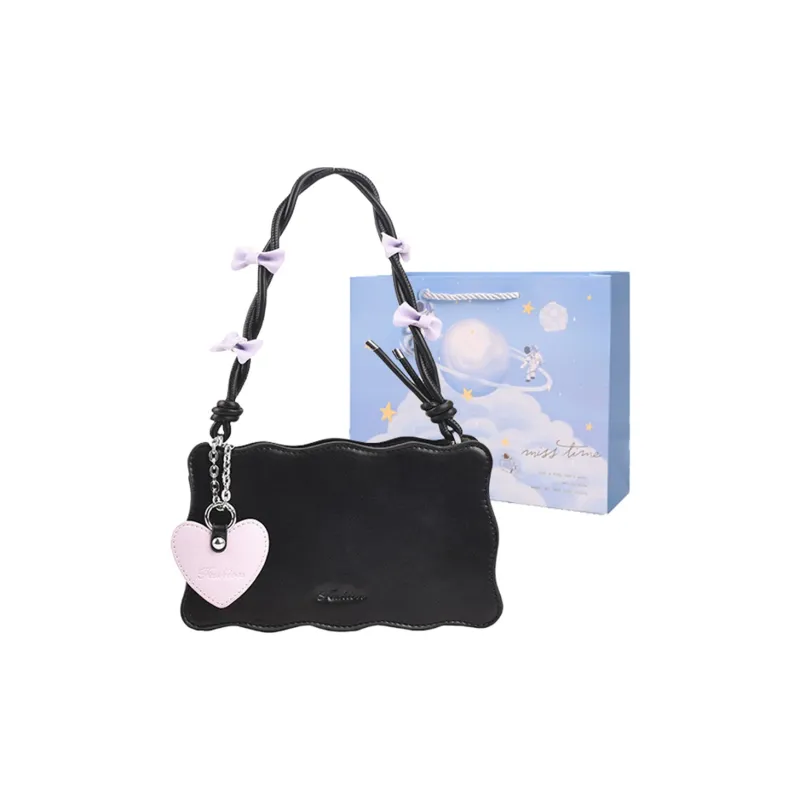 Duoluplo Doron Paul PU Shoulder Bag Women's Black/Purple/Brown/Green-0