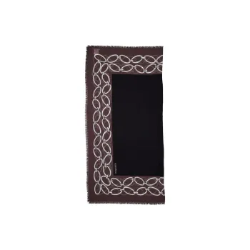 Valentino Cashmere Knit Scarves Women's Black