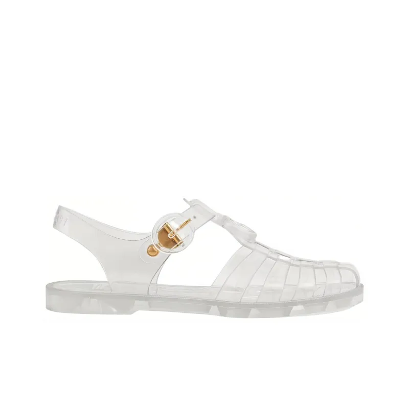 GUCCI Women's Gg Fisherman Sandal 'Clear'-1