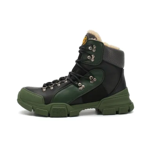 GUCCI Flashtrek High 'Black Green'