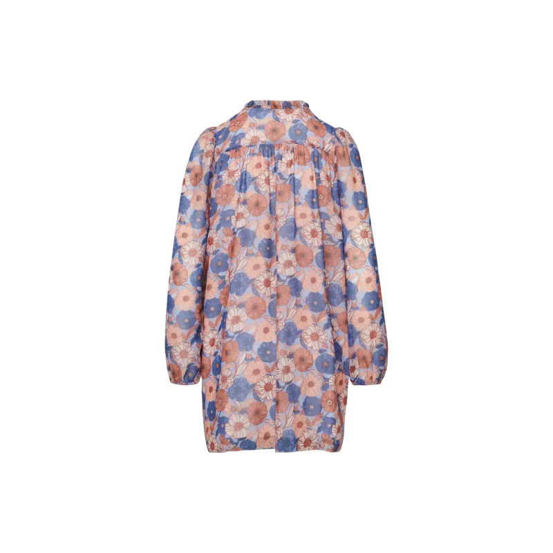 ARITZIA Wilfred Molly Mini Dress Long-Sleeved Dresses Women's Soft Iris Soft Terracotta-1