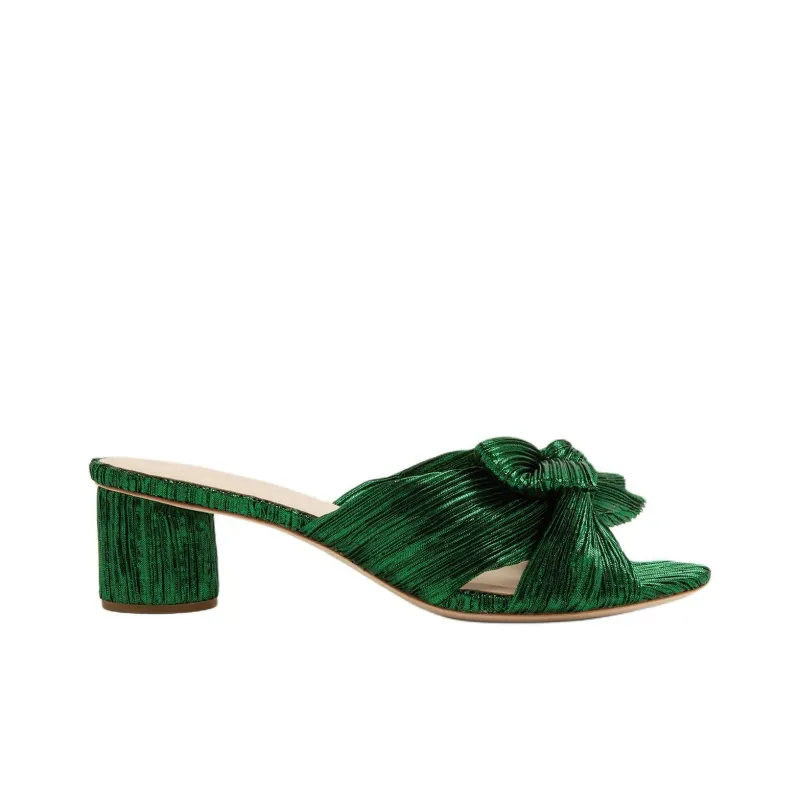 Loeffler Randall Slide Slippers 5cm Women's Green-1