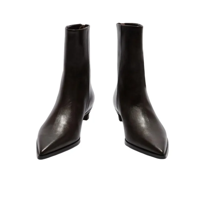 Aeyde Harriet Ankle Boots 3cm Women's Brown-3