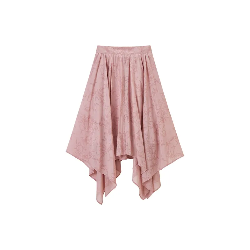 PEACEBIRD Casual Long Skirts Women's-1