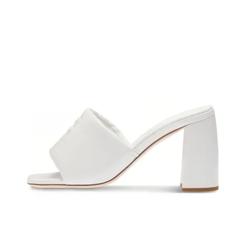 MIU MIU Odor-Resistant Slide Slippers Women's White