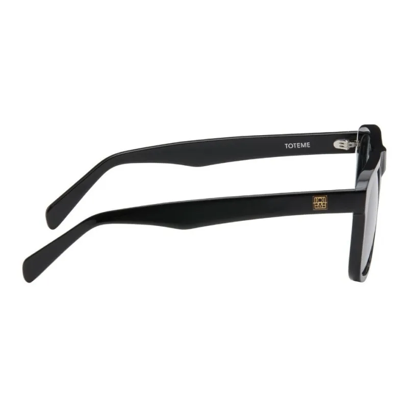 TOTEME Acetate Square Sunglasses Women's Black-2