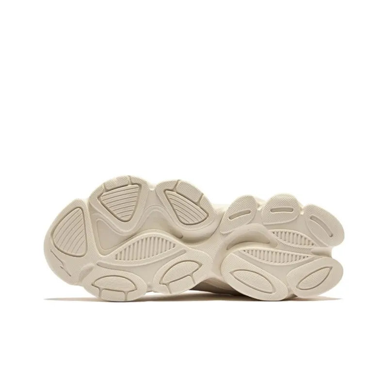 Erke Eastern Rise Breathable And Lightweight Low Top Casual Shoes Women's Beige-4