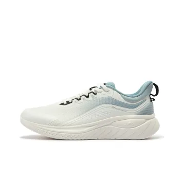361° Anti-Slip Wear-Resistant Low-Top Running Shoes Men's White Blue