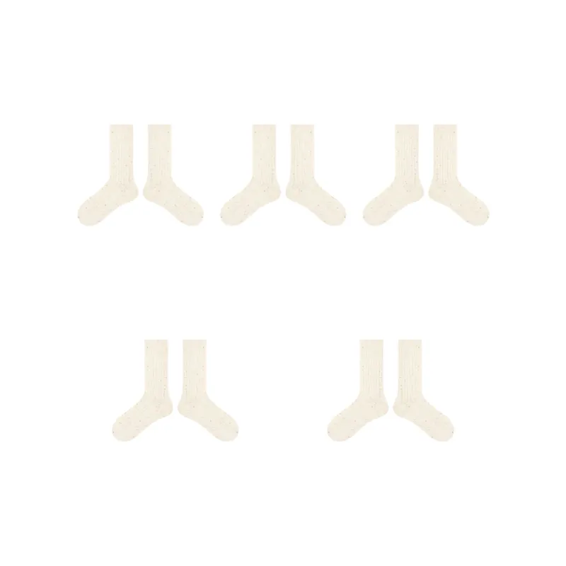 Vine Color Mid Calf Socks Women's 5 Pack-5