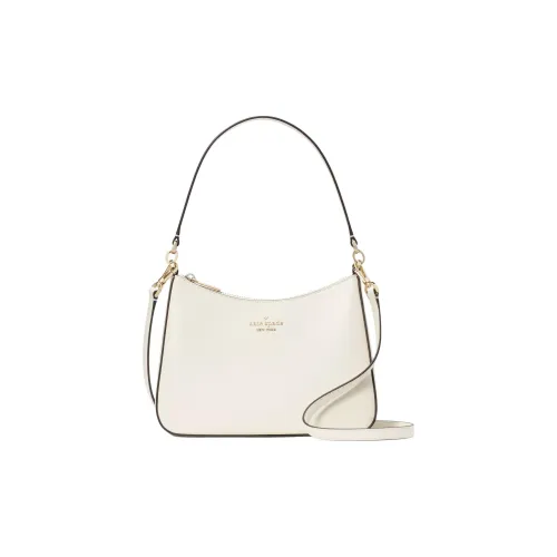 Kate Spade Saffiano Leather Portable Crossbody Bag, Shoulder Bag Women's Egg White Crispy Pastry