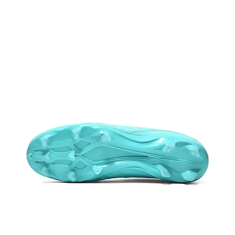 ATAY Anti-Slip Wear-Resistant Soccer Shoes Unisex Aqua-4