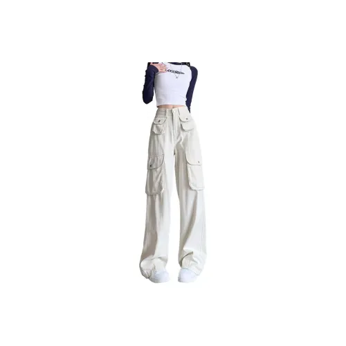 ASW ONLINE Cargo Pants Women's White