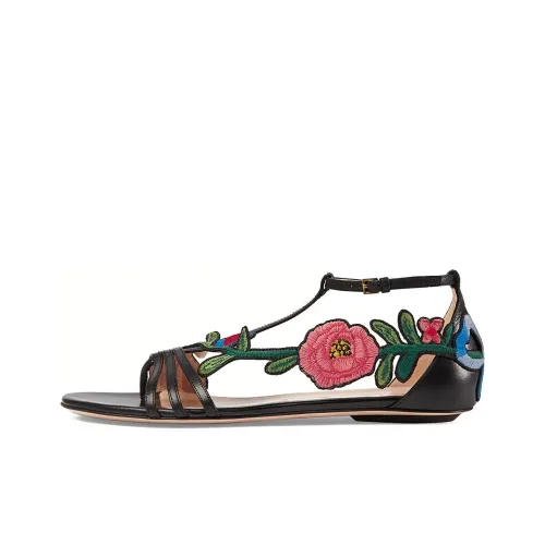 GUCCI Roman Sandals Women's Black