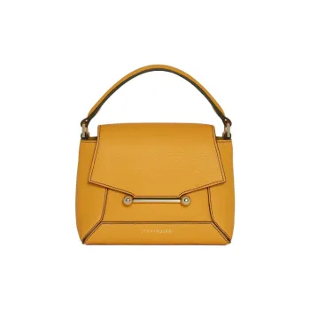 Strathberry Grained Calfskin Shoulder Bag Crossbody Bag Handbag Nano Women's Multicolor Yellow