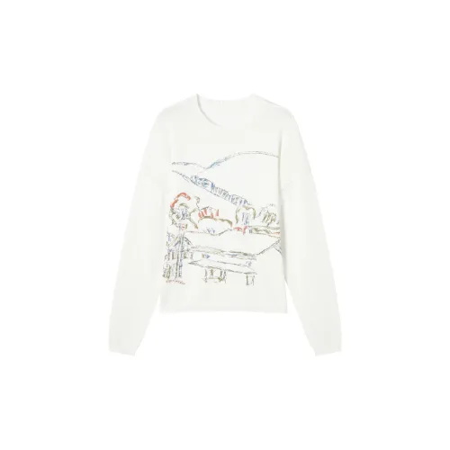 DIALOGUE Sweaters Women's Moon White