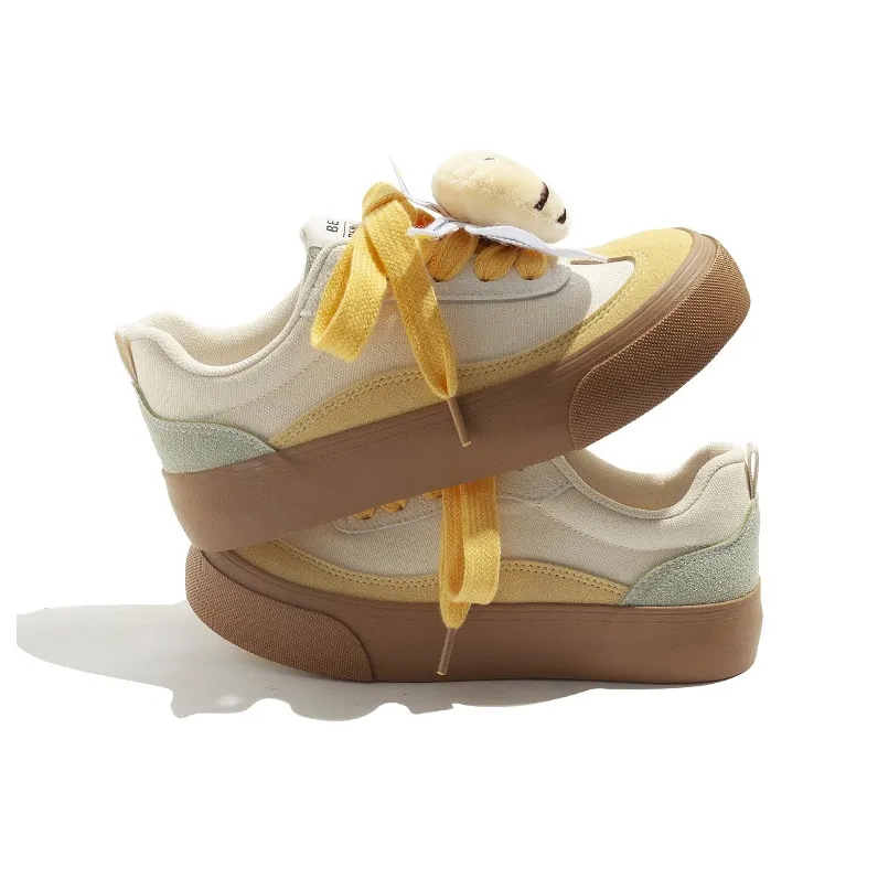 BEIER Durable Breathable Low Top Canvas Shoes Women's-3