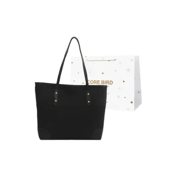 CORE BIRD Canvas Bag Shoulder Bags Women's Black/White/Khaki