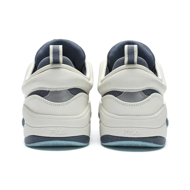 FILA MIX 2 Quick Dry And Wear Resistant Low Top Skateboard Shoes Men's White Blue-2