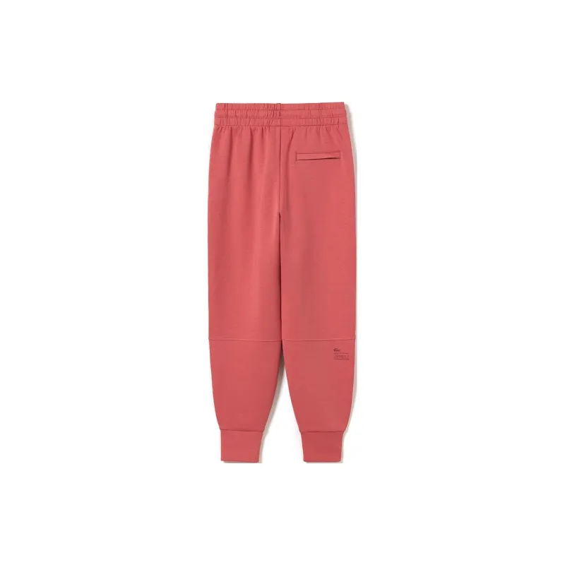 LACOSTE Knitted Sweatpants Women's Garnet Red-1