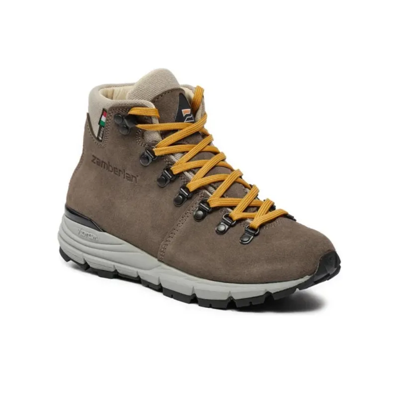 Zamberlan Anti-Slip Wear-Resistant Mid-Top Trekking Shoes Women's Gray-2