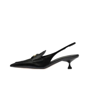 MIU MIU 50mm Leather Slingback Pumps