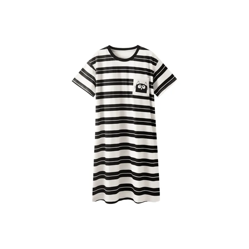 Sharefun Nightgown Women's Black-0