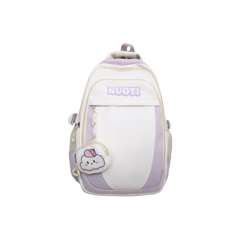 KAKAXI Nylon Backpack Unisex Black/Red/Purple/Coffee/Green-6