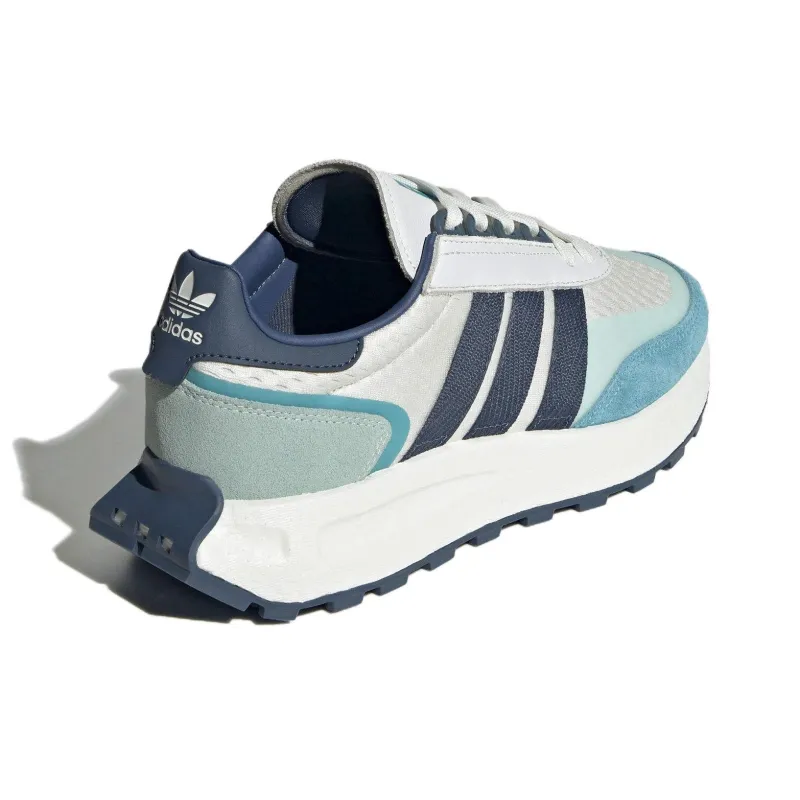 Adidas Originals Retropy E5 Anti Slip Wear Resistant Low Top Casual Shoes Women's Blue White-3