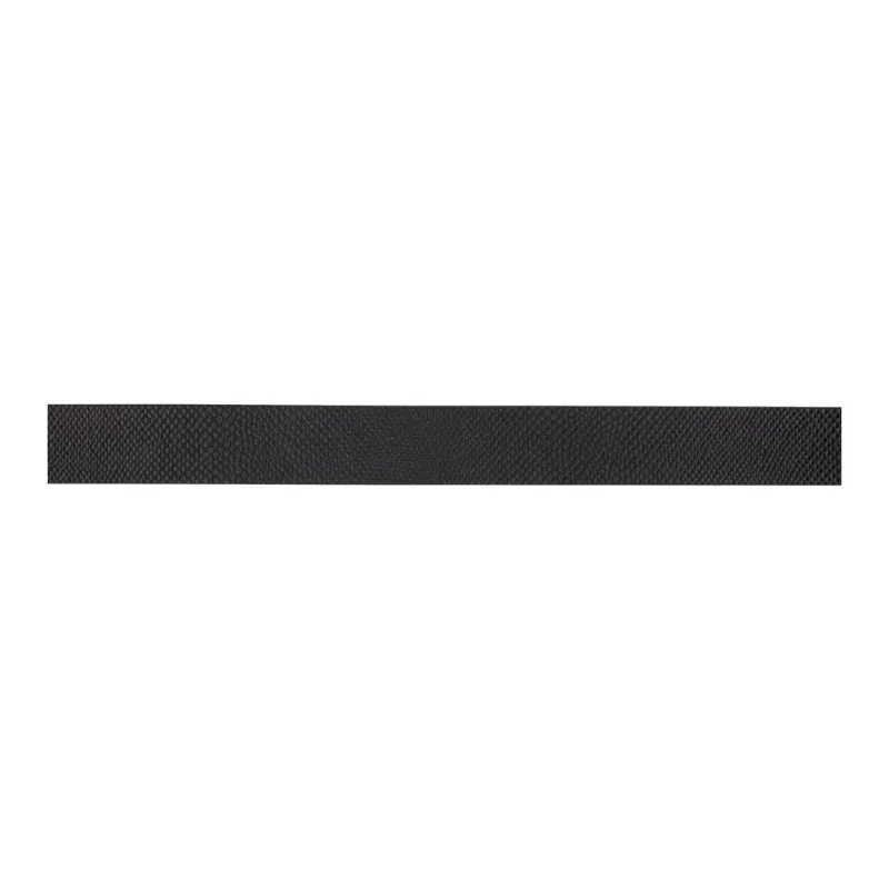 FERRAGAMO Snakeskin Print Embossed Design - Leather Belts Men's Black-1