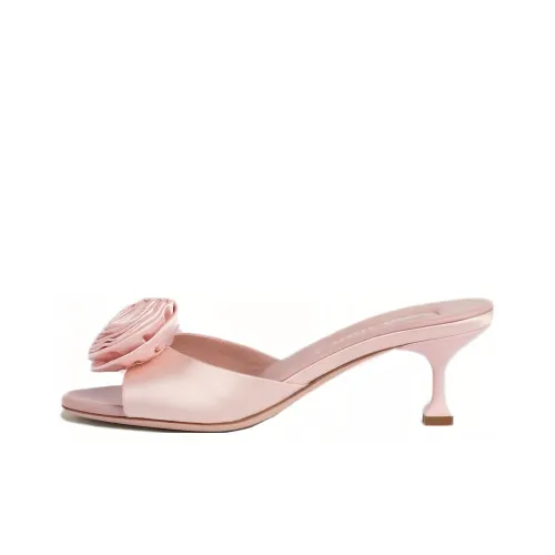 MIU MIU Slide Slippers Women's Pink
